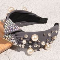 Fashion Diamond-studded Pearl Headband sku image 5