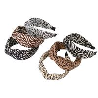 Leopard Print Wide-sided Knotted Headband main image 6