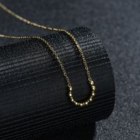 Semicircular Stainless Steel Pendant Simple Necklace sku image 1