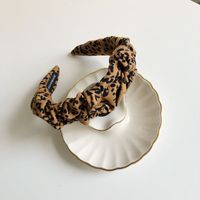 Leopard Print Fold Headband sku image 6