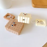 Airpods Pro 3rd Generation Cute Biscuit Silicone Earphone Protective Case For Airpods2 main image 4