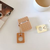 Airpods Pro 3rd Generation Cute Biscuit Silicone Earphone Protective Case For Airpods2 main image 3