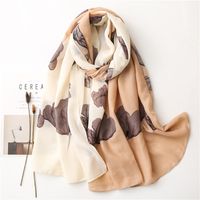 Cotton And Linen Stitching Long Scarf main image 1