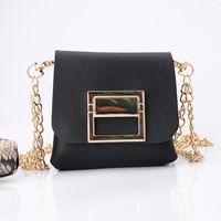 Women'S Pu Leather Iron Solid Color Classical main image 2