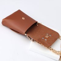 Women'S Pu Leather Iron Solid Color Classical main image 3