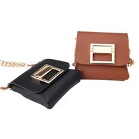 Women'S Pu Leather Iron Solid Color Classical main image 5
