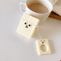 Airpods Pro 3rd Generation Cute Biscuit Silicone Earphone Protective Case For Airpods2 sku image 3