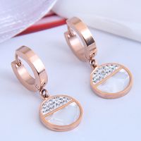 Korean Fashion Titanium Steel Personalized Earrings main image 1