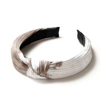 Cross-knotted Simple Striped Headband sku image 2