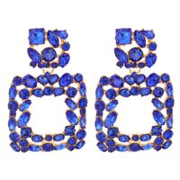 Inlaid Full Diamond Earrings main image 5