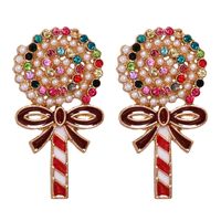 Lollipop Diamond Earrings main image 3