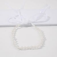 Imitation Pearl Ribbon Hairband main image 2