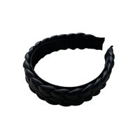 Pu Leather Retro Twist Braid Headband main image 6