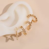 Alloy Five-pointed Star Ear Clip Set main image 2