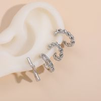 Alloy Five-pointed Star Ear Clip Set main image 3