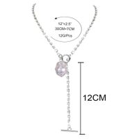 Fashion Claw Chain Special-shaped Pearl Pendant Necklace main image 6