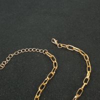 Golden Box Chain Pearl Pendant Necklace main image 5