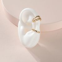 Wholesale Brass Twist Chain Ear Clip 2-piece Set main image 4