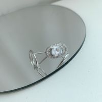 Fashionable Diamond Zircon Open Ring sku image 1