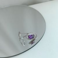 Fashionable Diamond Zircon Open Ring sku image 3