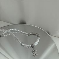 Diamonds Pearls Hip-hop Style Necklaces sku image 1