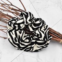 Retro Polka Dot Zebra Pattern Hair Scrunchies main image 5