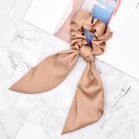 Satin Solid Color Hair Scrunchies main image 4