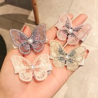 Embroidered Butterfly Hairpin 3-piece Set main image 3