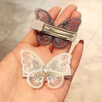 Embroidered Butterfly Hairpin 3-piece Set main image 4