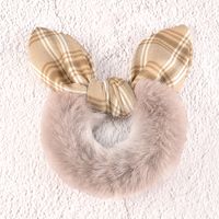 Plush Rabbit Ears Hair Ring sku image 2