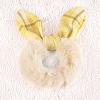 Plush Rabbit Ears Hair Ring sku image 4