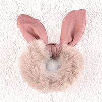 Anneau De Cheveux Oreilles De Lapin En Peluche sku image 12