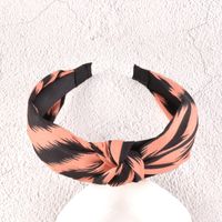 Simple Knotted Leopard Print Headband sku image 7