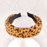 Simple Knotted Leopard Print Headband sku image 13