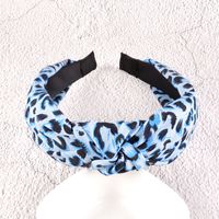 Simple Knotted Leopard Print Headband sku image 1