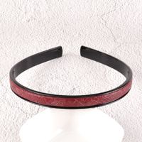 Simple Leather Plastic Headband sku image 2