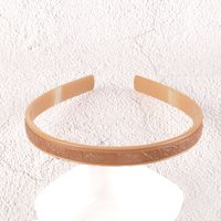 Simple Leather Plastic Headband sku image 3
