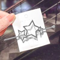 Metal Butterfly Star Geometric Hairpin sku image 7