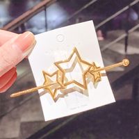 Metal Butterfly Star Geometric Hairpin sku image 8