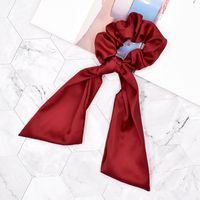 Satin Solid Color Hair Scrunchies sku image 1