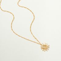Sun Flower Metal Necklace main image 3