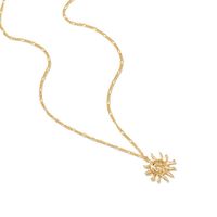 Sun Flower Metal Necklace main image 7