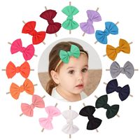 Nuevo Conjunto De Scrunchies De Pelo Bowknot De Tela Plisada main image 1