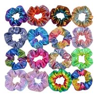 New 16-color Laser Fabric Hair Scrunchies main image 2