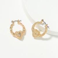 New Love Retro Heart-shaped Earrings sku image 1