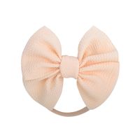 Children's Nylon Headband 4.8 Inches Corn Kernels Solid Color Bow Hair Ring Headwear sku image 7