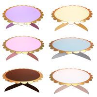 Birthday Party Decoration Gilding Single Layer Cake Stand main image 1