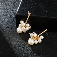 Boucles D&#39;oreilles En Perles À La Mode Coréenne main image 6