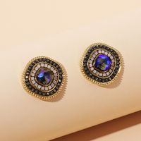 New Rhinestone Retro Earrings main image 1