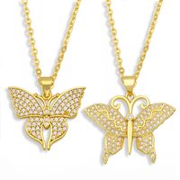 Fashion Butterfly Pendant Necklace main image 1